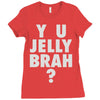 y u jelly brah Ladies Fitted T-Shirt