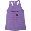 wine shopping Racerback Tank