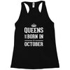 queens are born in october. Racerback Tank