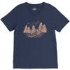 Camping Red V-Neck Tee