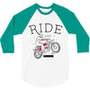 ride and fly high 3/4 Sleeve Shirt