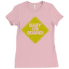 baby on board Ladies Fitted T-Shirt