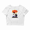 mythbusters cartoon t shirt d45 Crop Top