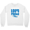 swim mom loud and proud sports athlete athletic Crewneck Sweatshirt