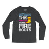 Forget Glass Slippers This Princess Wears Fire Boots Long Sleeve Shirts