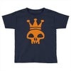 king skull emo club pirate dance music reggae Toddler T-shirt