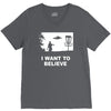 i want to believe V-Neck Tee