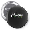 chicana with rose Pin-back button