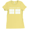 police box for who Ladies Fitted T-Shirt