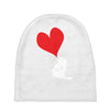 bird love heart animal graph note music party pop art gift Baby Beanies
