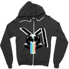 Killerbunny2007 Rainbow Overflow Zipper Hoodie