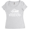 Faith Can Move Mountains Women's Triblend Scoop T-shirt