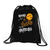 motorcycle riders Drawstring Bags