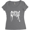 XXXTENTACION Revenge Kill white logo Women's Triblend Scoop T-shirt