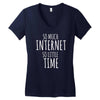 so wake me up when school is over Women's V-Neck T-Shirt