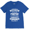Super Cool Pawpaw Of A Freaking Awesome Granddaughter V-Neck Tee