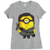 minion jaune Ladies Fitted T-Shirt