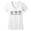 This Is How I Roll Women's V-Neck T-Shirt