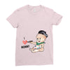 Cute Baby Painter's Mom Love Ladies Fitted T-Shirt
