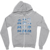 control freak Zipper Hoodie
