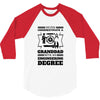Never Underestimate A Granddad With An Engineer Degree 3/4 Sleeve Shirt