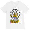 my other coffee is craft beer V-Neck Tee