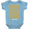 Never Forget Chazy Chaz Baby Onesie