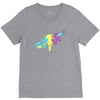 smoke and father V-Neck Tee