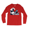 Great White Wave Shark Long Sleeve Shirts
