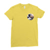 Great Wave Of Kanagawa Hokusai Pocket Ladies Fitted T-Shirt
