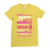 quens are born in march Ladies Fitted T-Shirt