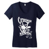 catwoman meow comic funny Women's V-Neck T-Shirt