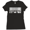 made in japan sticker vinyl decal barcode car window bumper jdm Ladies Fitted T-Shirt