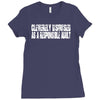 cleverly disguised as a responsible Ladies Fitted T-Shirt