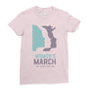 women's march 2017 on washington Ladies Fitted T-Shirt