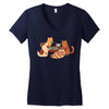 settler cats Women's V-Neck T-Shirt