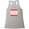 free running parkour run free Racerback Tank
