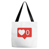 no love notification Tote Bags