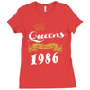 queens are born in 1986 Ladies Fitted T-Shirt