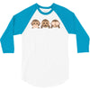 new! monkey 3/4 Sleeve Shirt