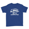 all i caught was this crappie fish Youth Tee
