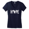 gift hope Women's V-Neck T-Shirt