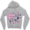pop heart Zipper Hoodie