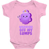 working off my lumps Baby Bodysuit