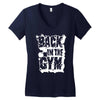 back in the gym Women's V-Neck T-Shirt