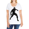 black panther Ladies Curvy T-Shirt