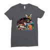 drawing some insects Ladies Fitted T-Shirt