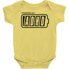 powered by adhd Baby Onesie