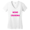 Only The Best Moms Get Promoted To Grandma Women's V-Neck T-Shirt