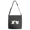 chicken fight Adjustable Strap Totes